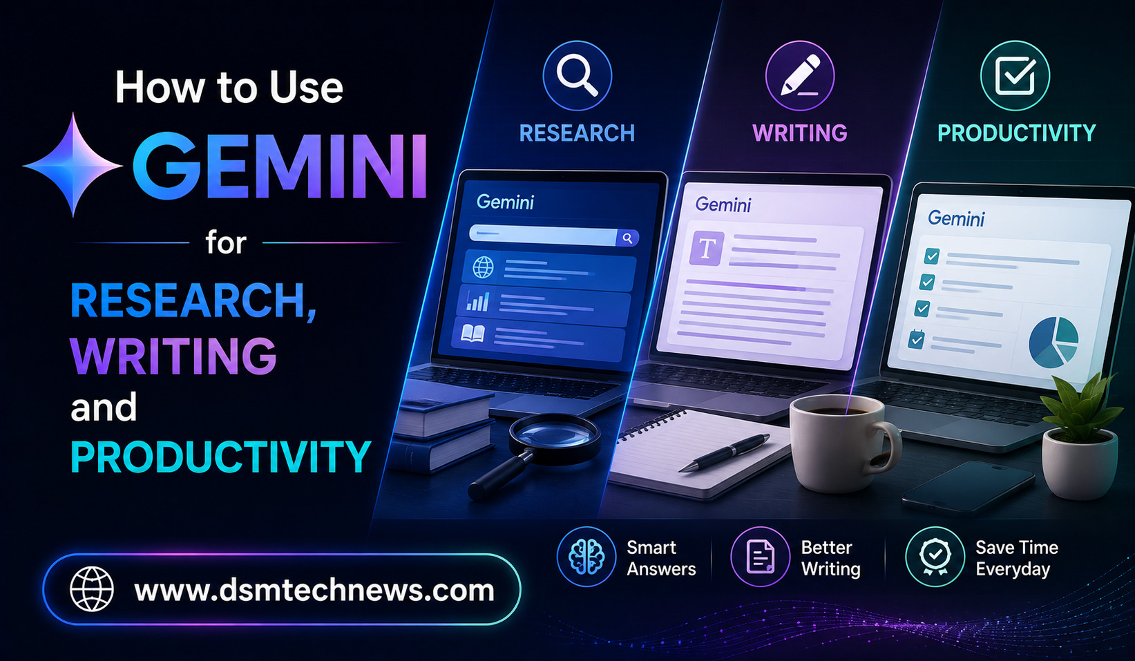How to Use Gemini for Research, Writing and Productivity
